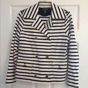 Lauren Jeans Company. Size M.  Nautical blazer